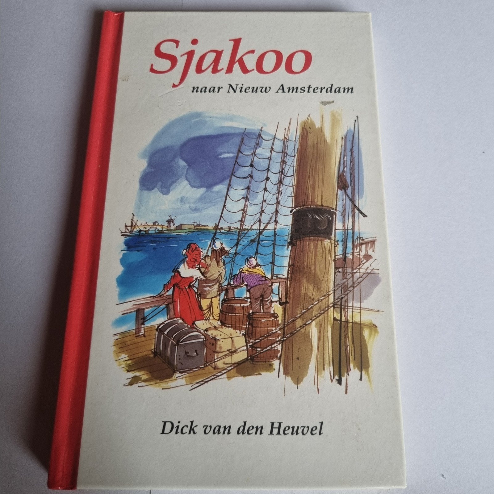Sjakoo naar Nieuw Amsterdam - Dick van den Heuvel, Ophalen of Verzenden, Zo goed als nieuw, Dick van den Heuvel