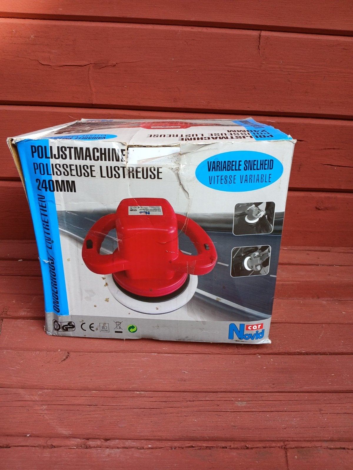 Car Novid Polijstmachine 240mm - Variabele Snelheid, Auto diversen, Auto-accessoires, Ophalen