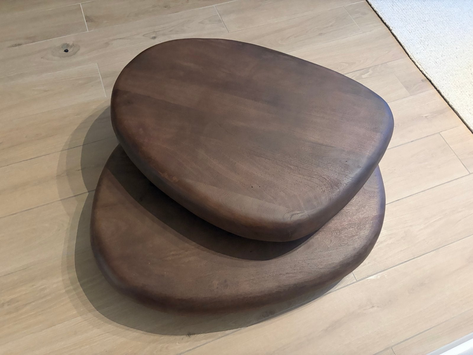 By Boo Kabo Salontafel - Organische Vormen Hout, Huis en Inrichting, Tafels | Salontafels, Gebruikt, Overige vormen, Overige houtsoorten