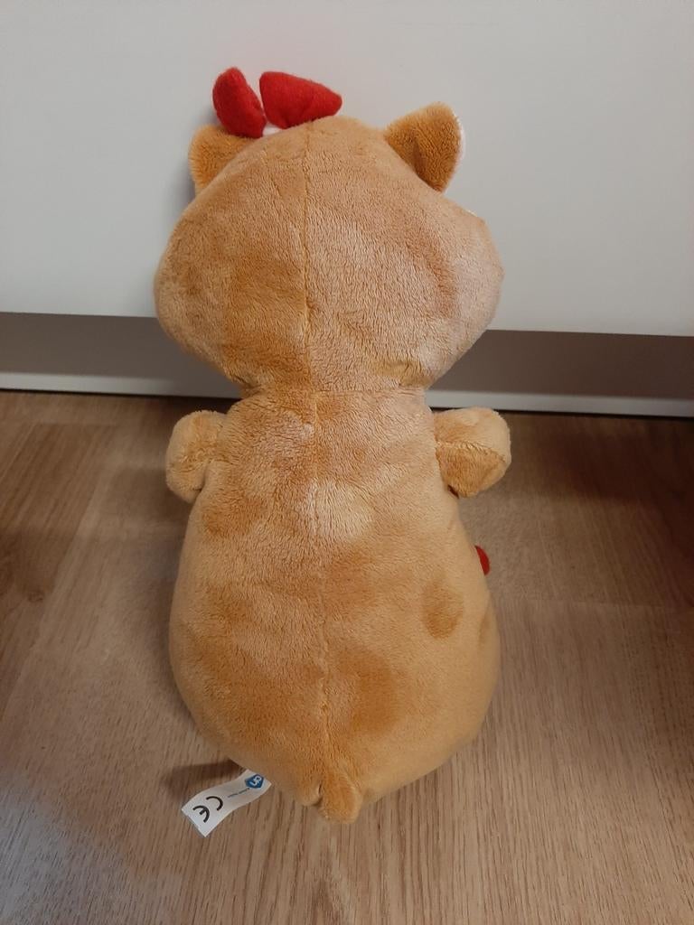 AH hamster knuffel kerst met sok, Ophalen of Verzenden, Overige typen
