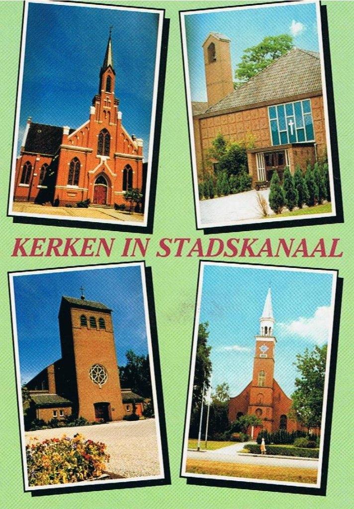 Stadskanaal  Kerken  Nr. 296, Ophalen of Verzenden, Ongelopen, Friesland
