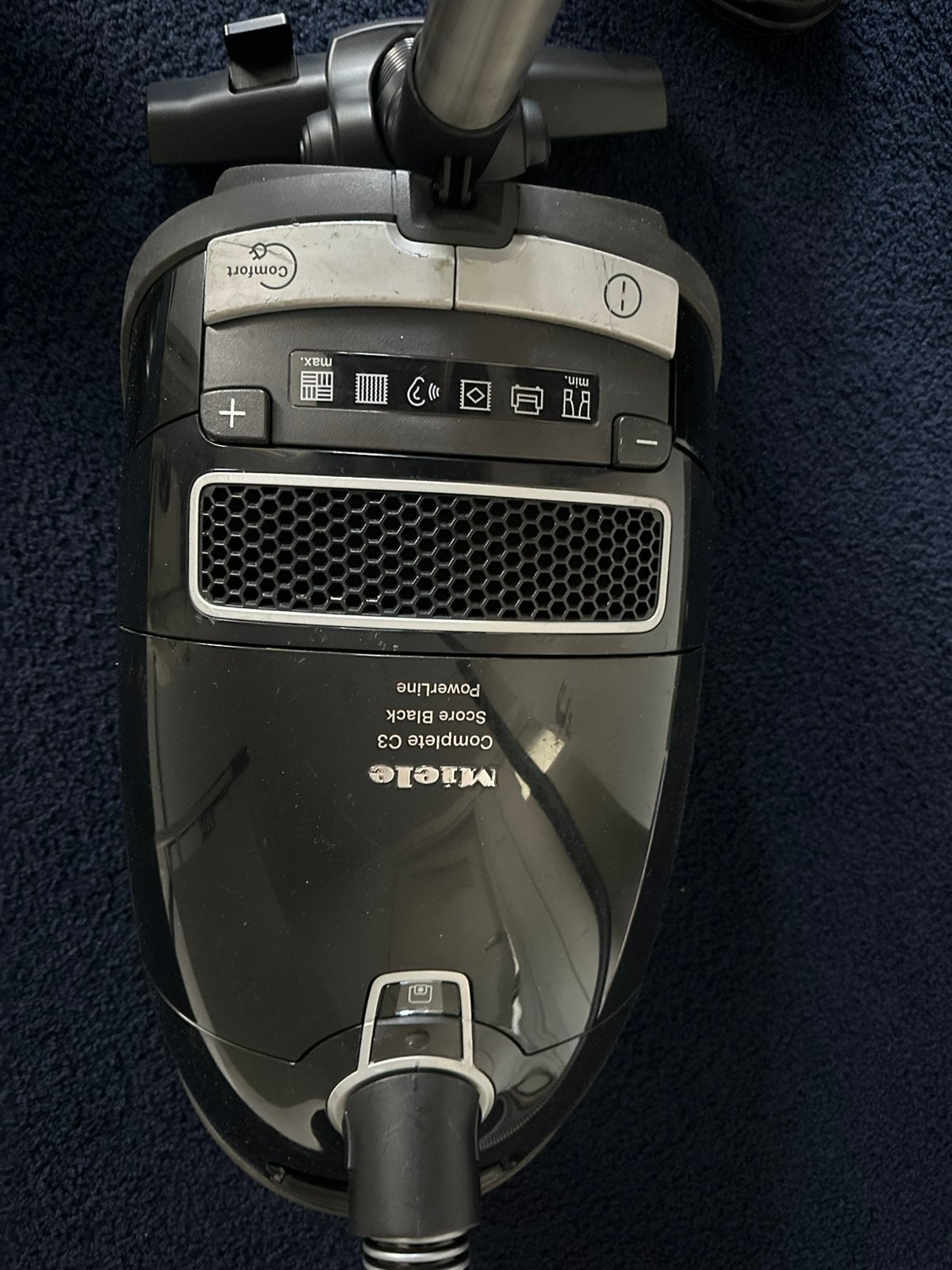 Miele C3 Score Black Powerline., Witgoed en Apparatuur, Stofzuigers, Gebruikt, Ophalen of Verzenden