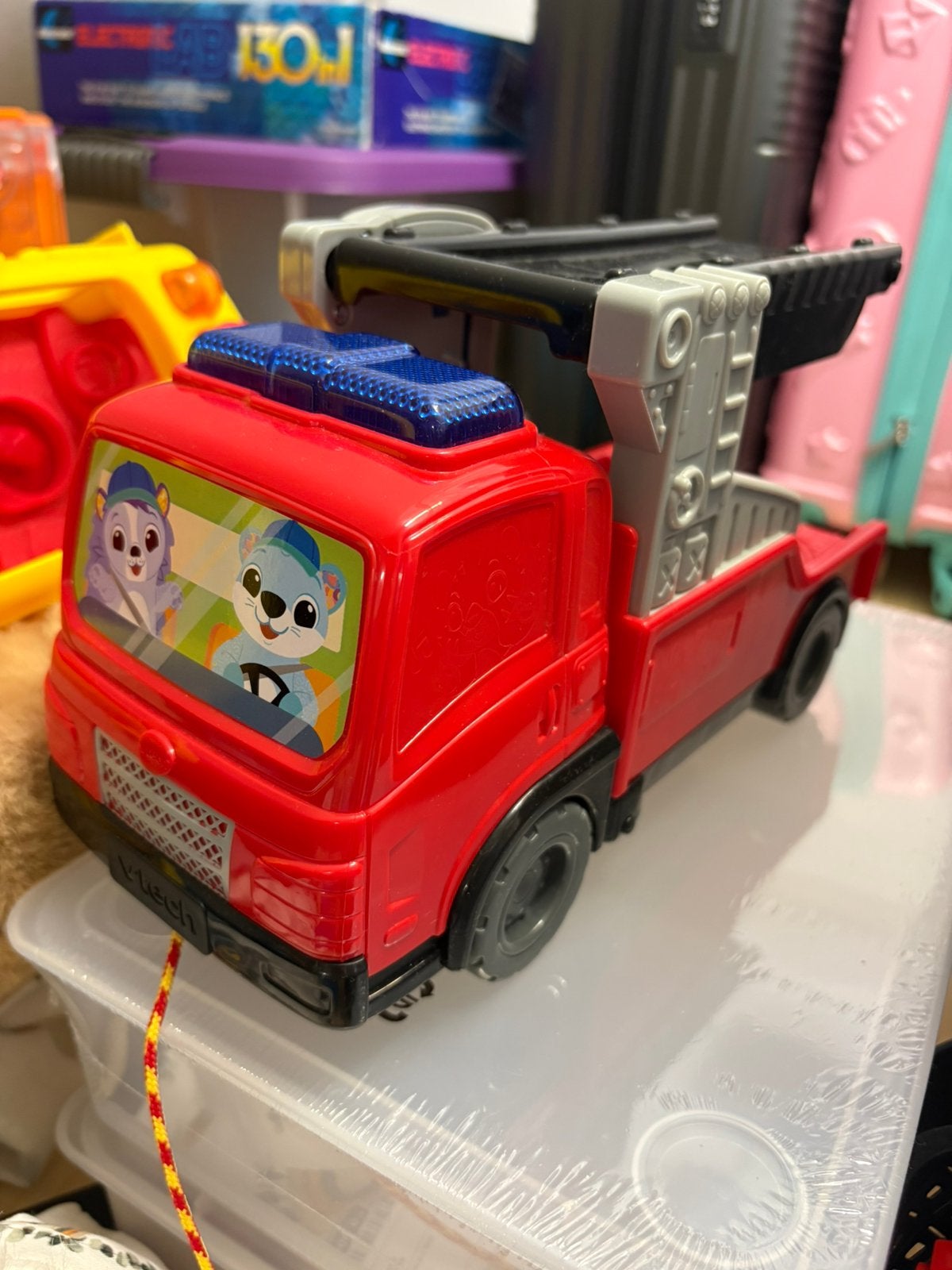 Vtech takelwagen met race autos, Kinderen en Baby's, Speelgoed | Speelgoedvoertuigen, Ophalen of Verzenden, Zo goed als nieuw