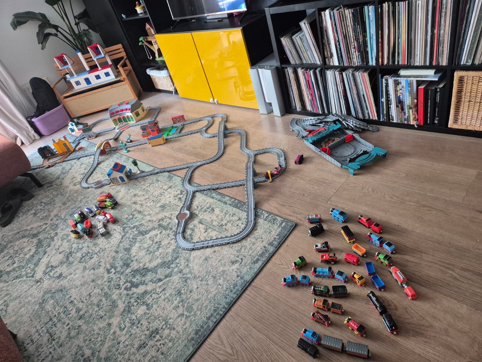 Grote set Thomas de Trein en Chuggington treinbaan, Ophalen, Gebruikt