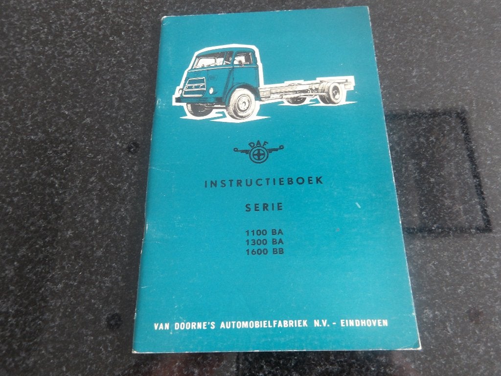 DAF Serie 1100BA / 1300BA / 1600BB - Instructieboek NL, Verzenden