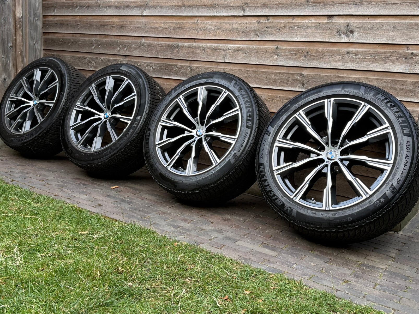 Orig BMW X5 X6 Styling 740 M 20 inch velgen + winterbanden, Auto-onderdelen, Banden en Velgen, 275 mm, Banden en Velgen, 20 inch