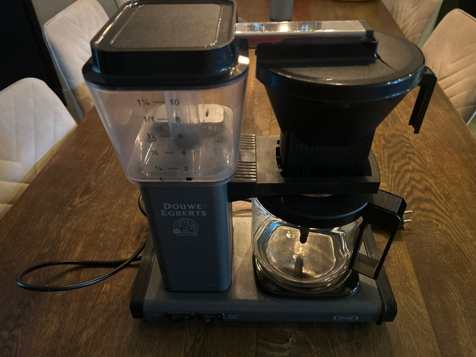 Douwe Egberts Moccamaster Koffiezetapparaat, Ophalen, Gebruikt, 10 kopjes of meer, Koffiemachine