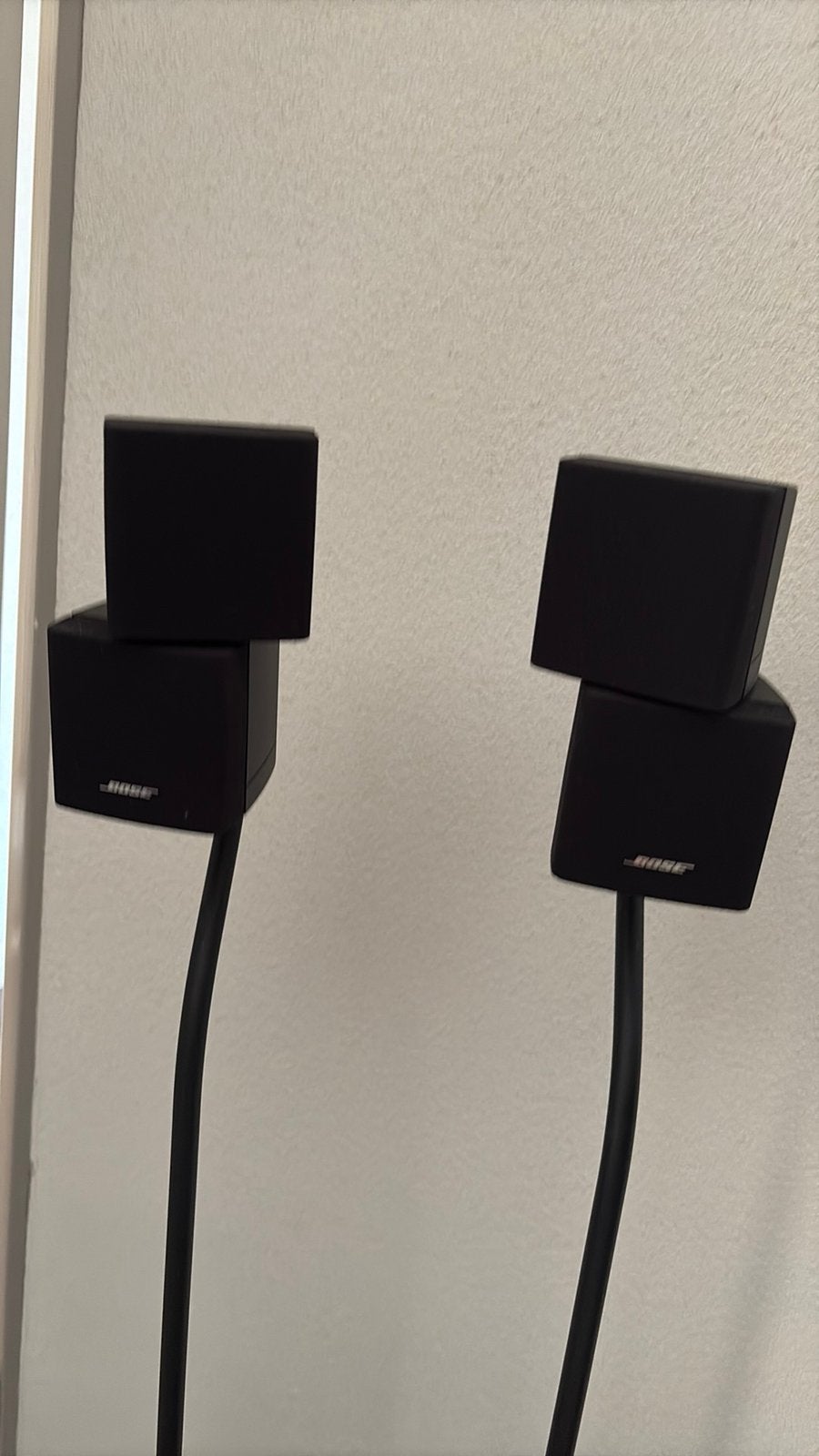 Set boxen BOSE op standaard, Audio, Tv en Foto, Luidsprekers, Ophalen, Stereo speakers, Gebruikt, Bose