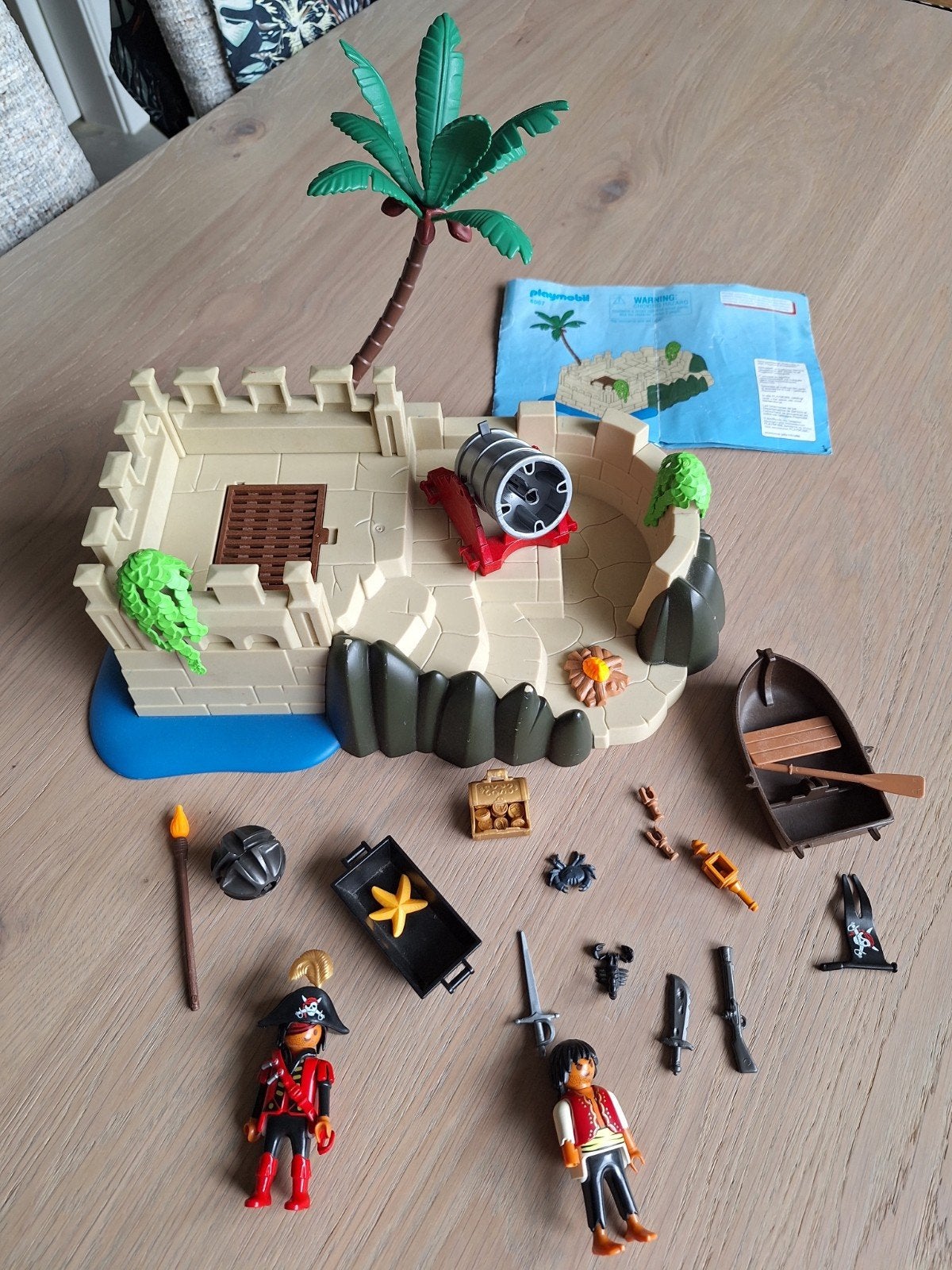 Playmobil Pirateneiland - 4007, Ophalen of Verzenden, Gebruikt, Jongen of Meisje