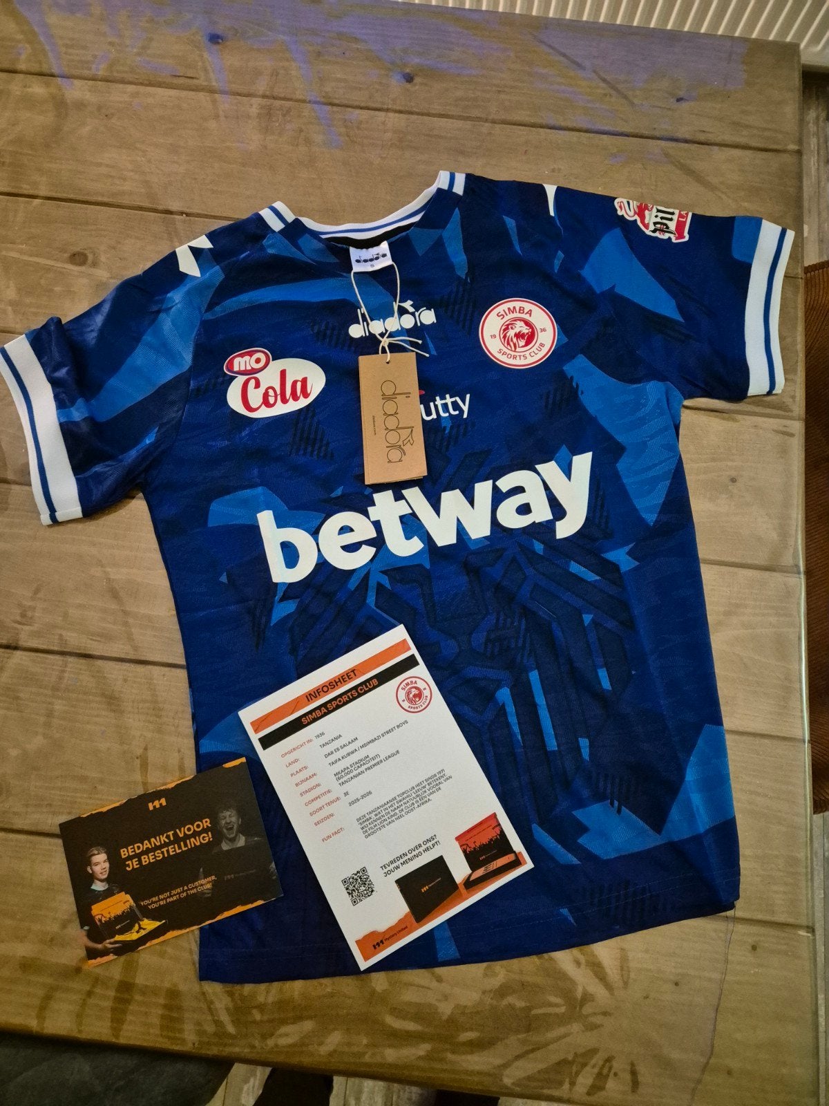 Voetbalshirt Tanzania - Simba Sports Club (Mysterybox), Maat S, Ophalen of Verzenden, Nieuw, Shirt