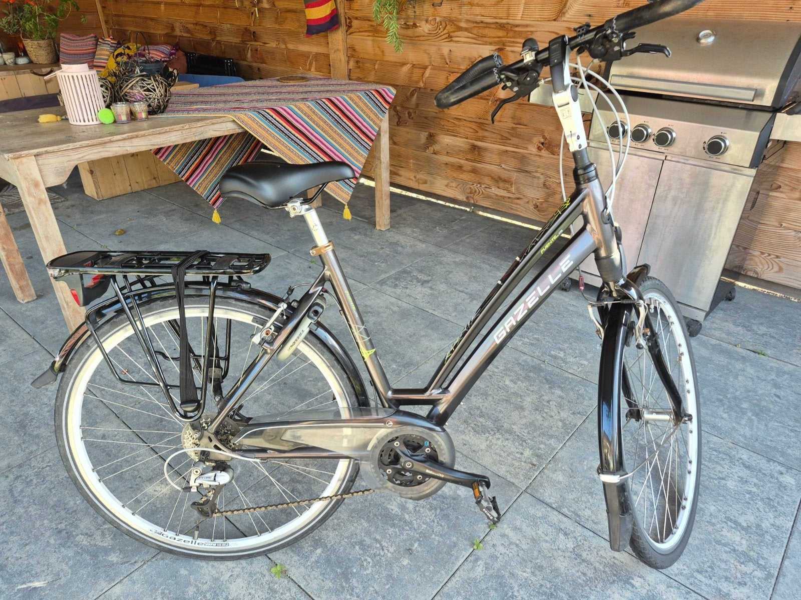 Gazelle fuente Damesfiets - Gebruikt, Velgrem, Versnellingen, Ophalen of Verzenden, Gazelle