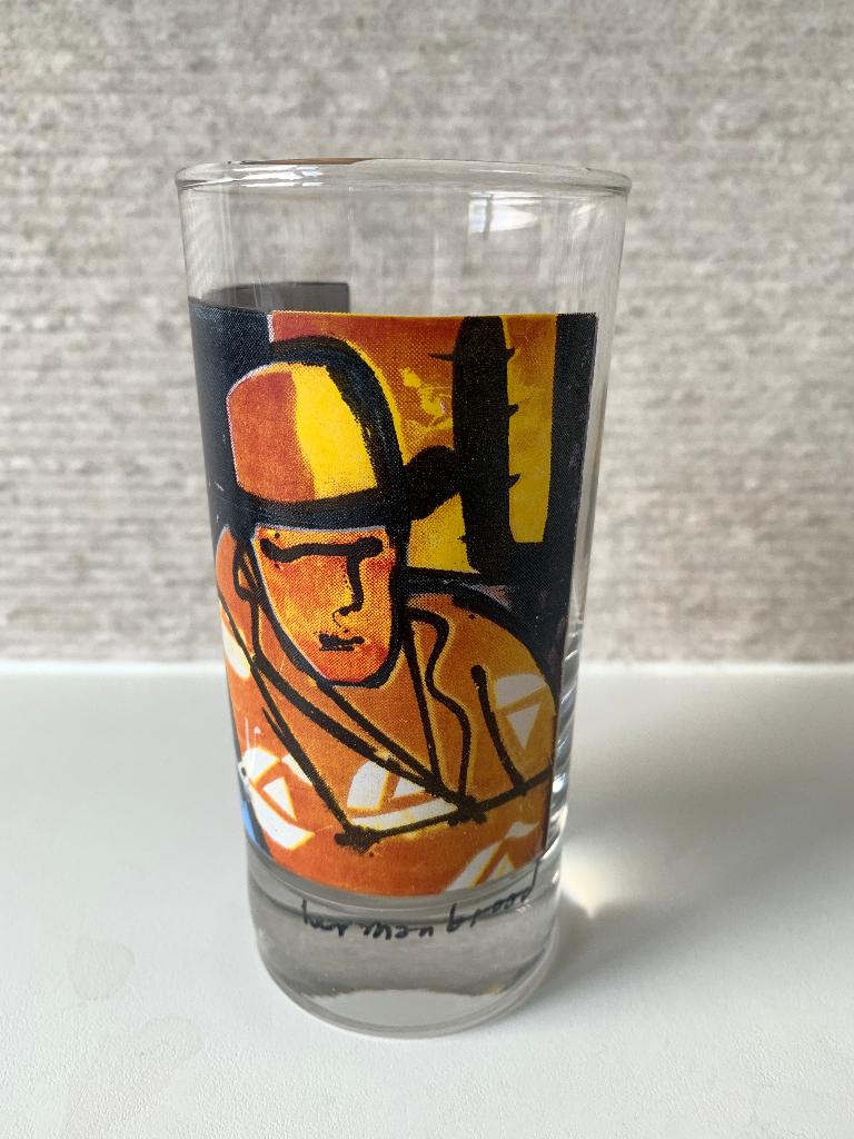 Longdrink glas Herman Brood, Ophalen of Verzenden, Zo goed als nieuw, Overige typen