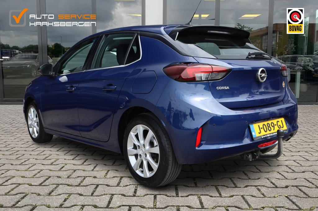 Opel Corsa 1.2 Elegance | Trekhaak | Led | Carplay |, Voorwielaandrijving, 101 pk, Gebruikt, Blauw
