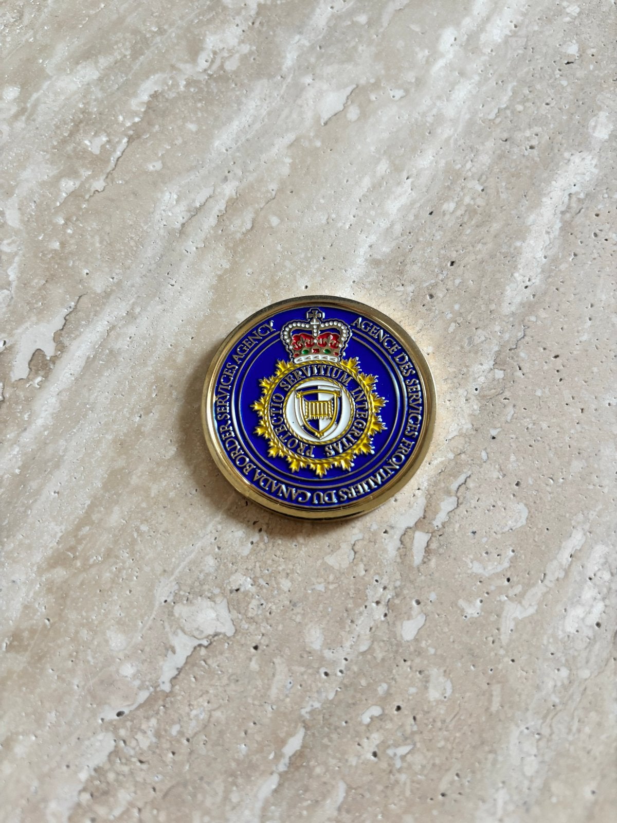 Canadese Douane Challenge Coin - Zeldzaam Verzamelobject, Verzenden, Overige materialen, Buitenland