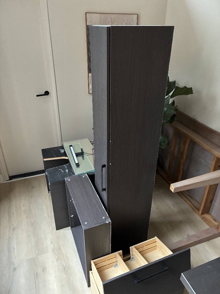 Badkamer meubels IKEA GODMORGEN, Huis en Inrichting, Ophalen, (Half)hoge kast, Gebruikt, 50 tot 100 cm