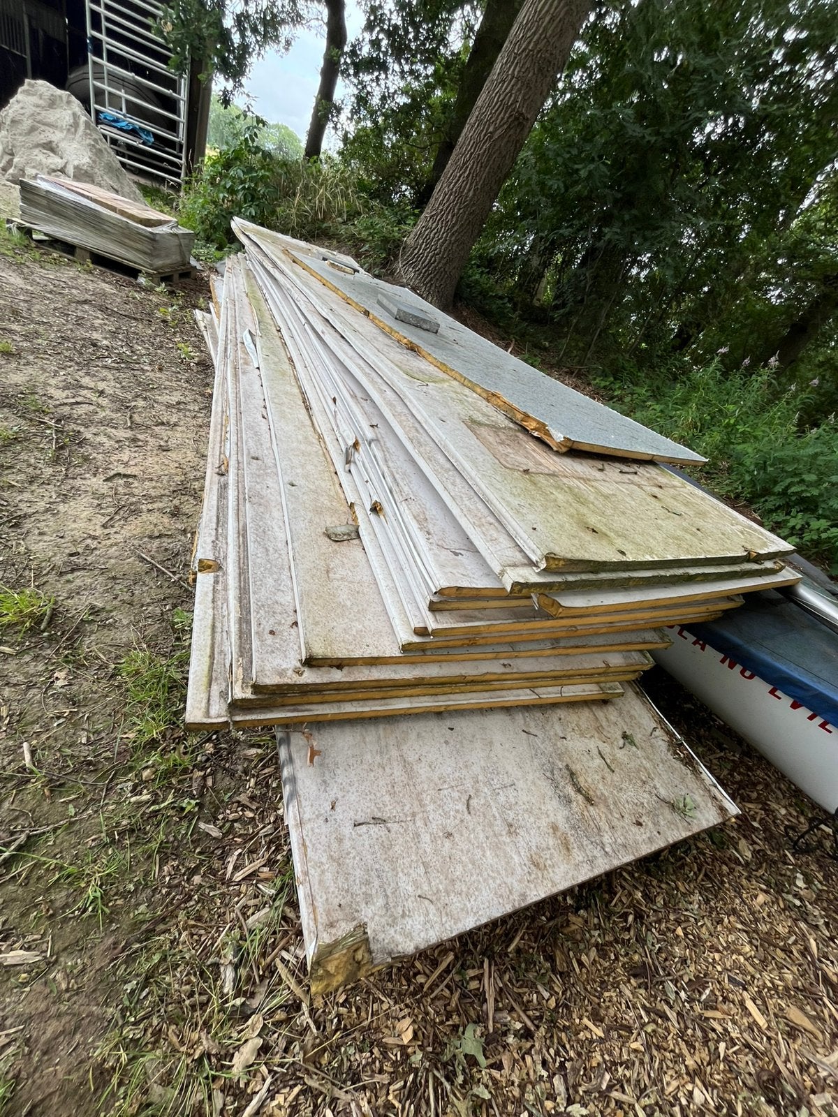 Isolatie platen, Gebruikt, Hardschuim (Pir), 15 m² of meer, Ophalen
