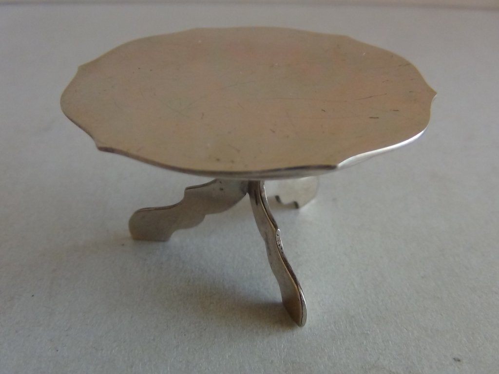 Miniatuur zilver FA9 ronde tafel zilveren miniaturen, Verzenden, Zilver