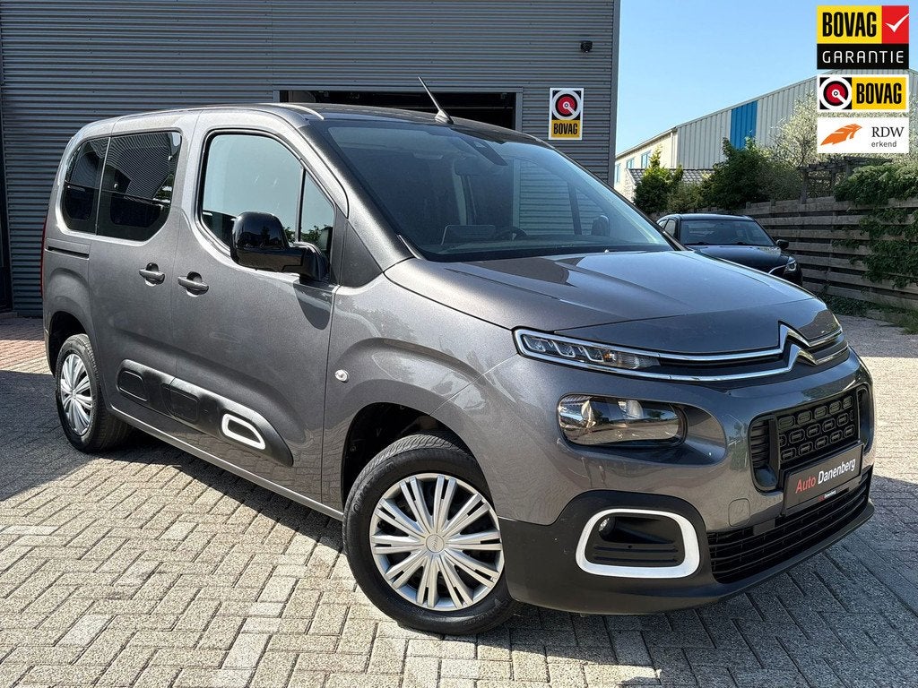 Citroen Berlingo 1.2 Puretech GARANTIE!, Stof, Gebruikt, Zwart, 1199 cc