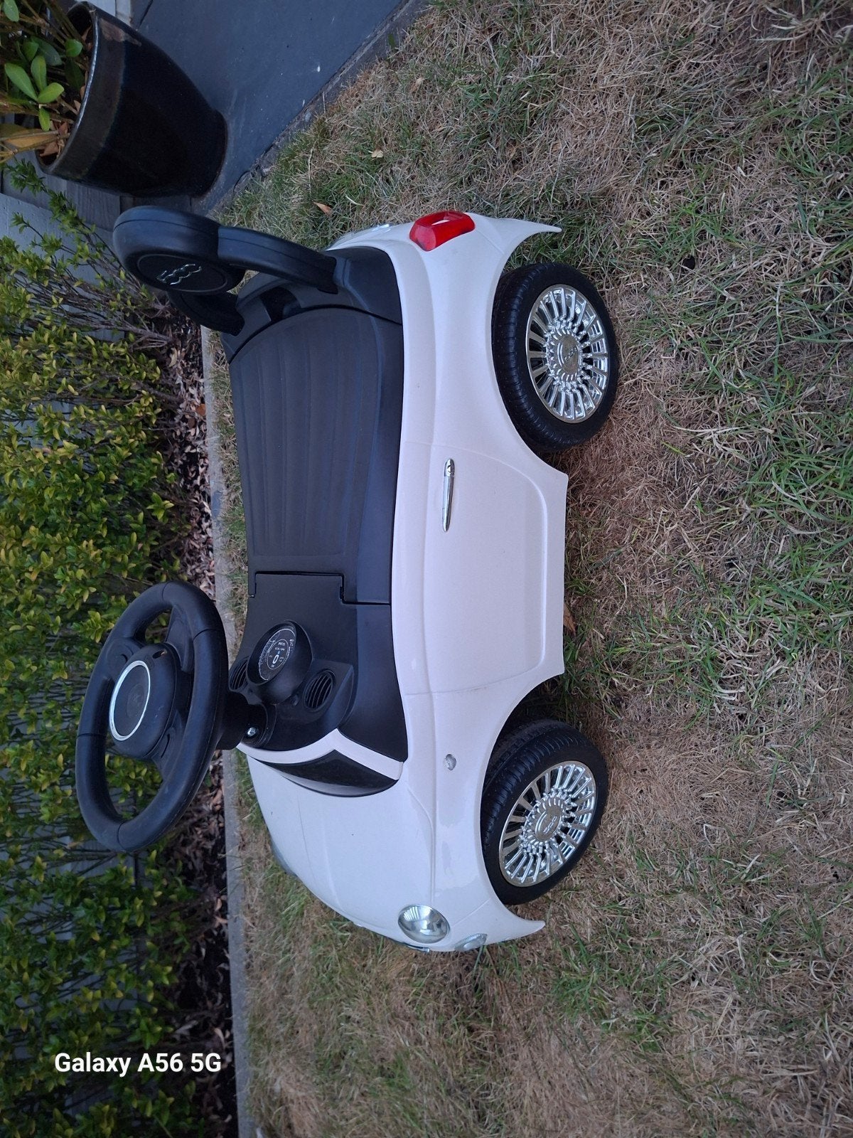Fiat 500 loopauto, Ophalen, Gebruikt