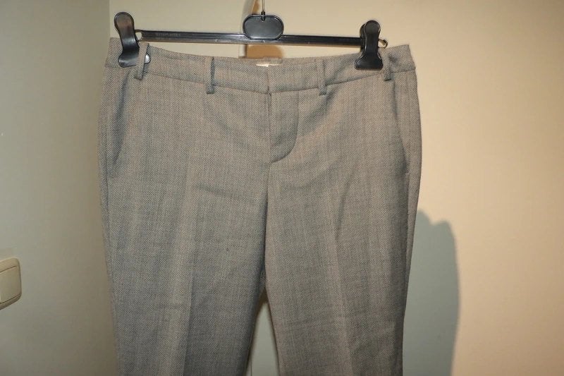 Zadig & Voltaire nette pantalon grijs ruwe franje afwerking, Maat 38/40 (M), Verzenden, Zo goed als nieuw, Grijs