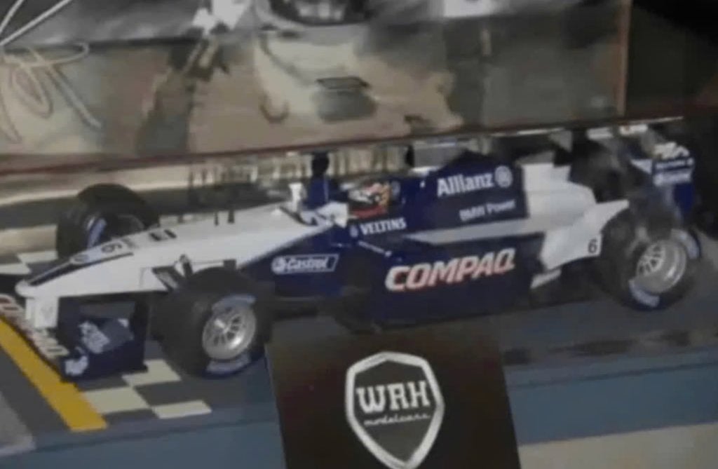 1:18 F1 WILLIAMS MONZA 2001 MONTOYA special Hotwheels WRH, Verzenden, Zo goed als nieuw, Auto, Hot Wheels