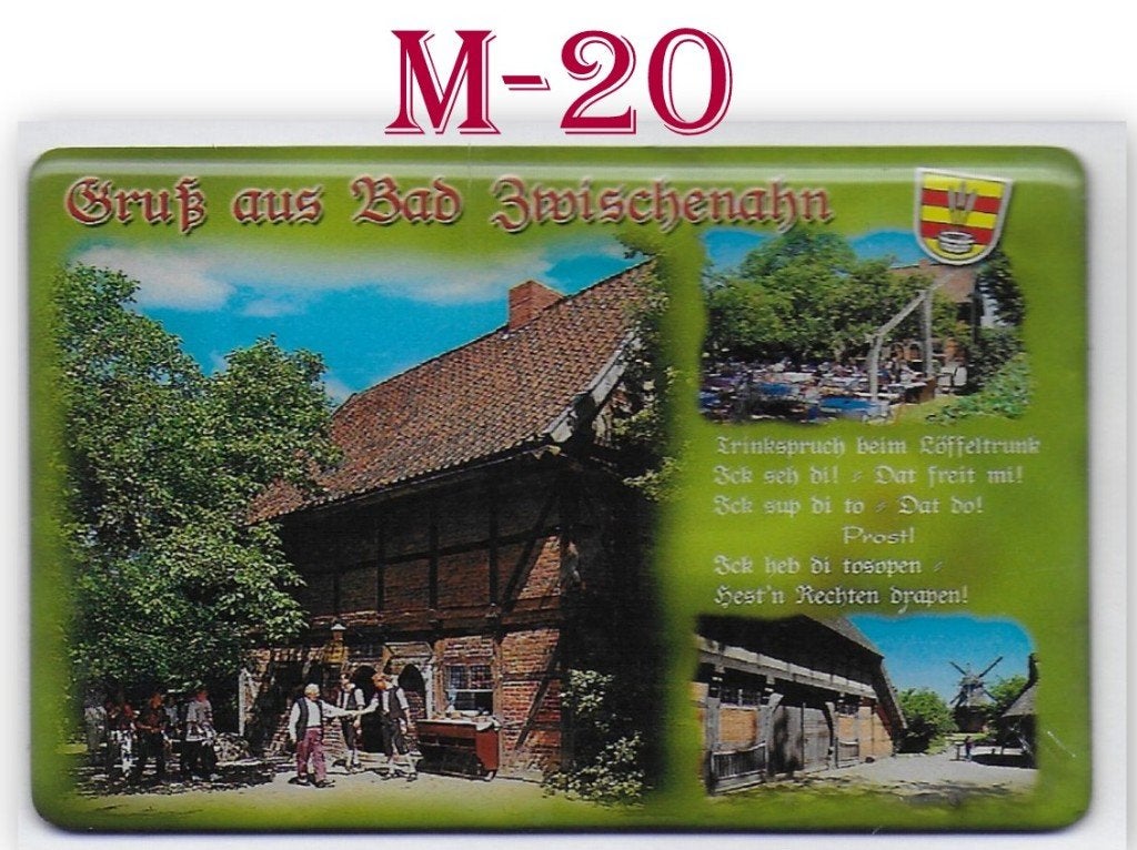 M20 Koelkastmagneet Bad Zwischenahn Duitsland, Ophalen of Verzenden, Zo goed als nieuw