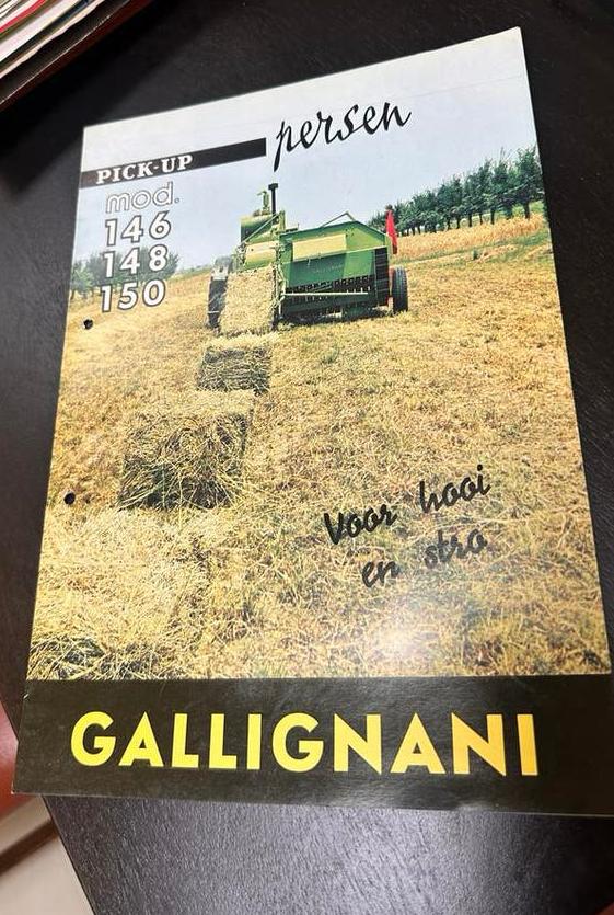 Oude Gallignani pers folder uit de jaren '60, Ophalen of Verzenden, Zo goed als nieuw