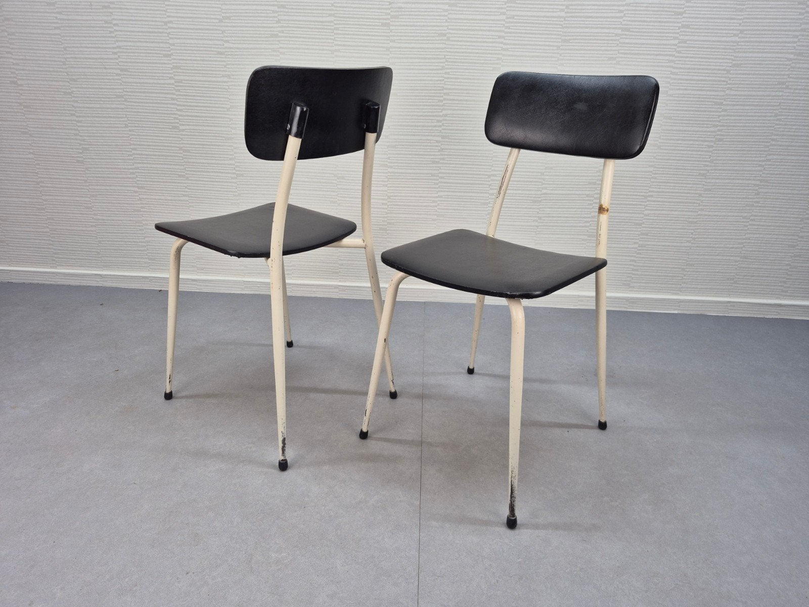 Vintage Brabantia stoel (2) stapelbaar., Ophalen of Verzenden, ., ., .