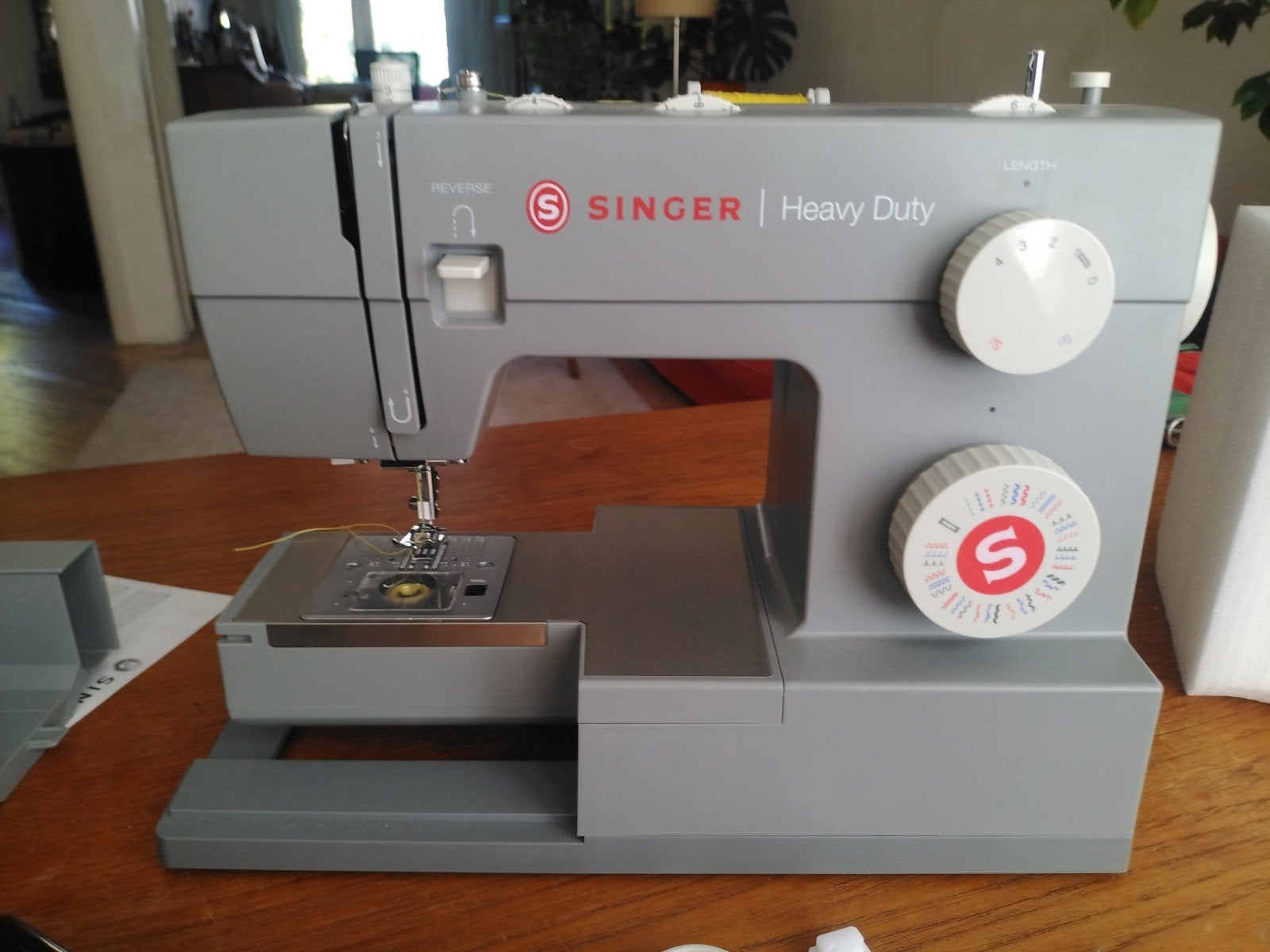 Singer Heavy Duty 4432 naaimachine, Hobby en Vrije tijd, Naaimachines en Toebehoren, Ophalen of Verzenden, Zo goed als nieuw, Naaimachine