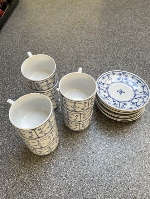 servies Jager Blauw, Ophalen, Overige typen, Zo goed als nieuw, Overige stijlen