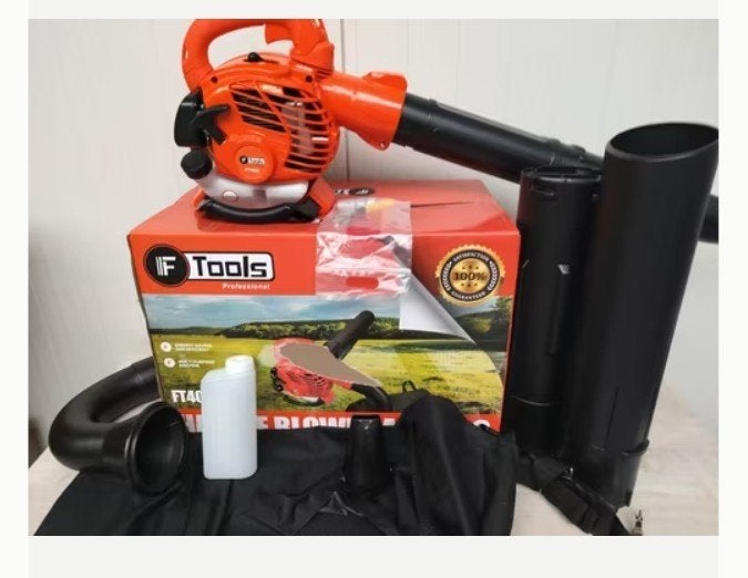 F-tools bladblazer - zuiger met opvangzak 25,4CC. Nieuw!!, Ophalen, Benzine, Met opvangzak, Handgedragen