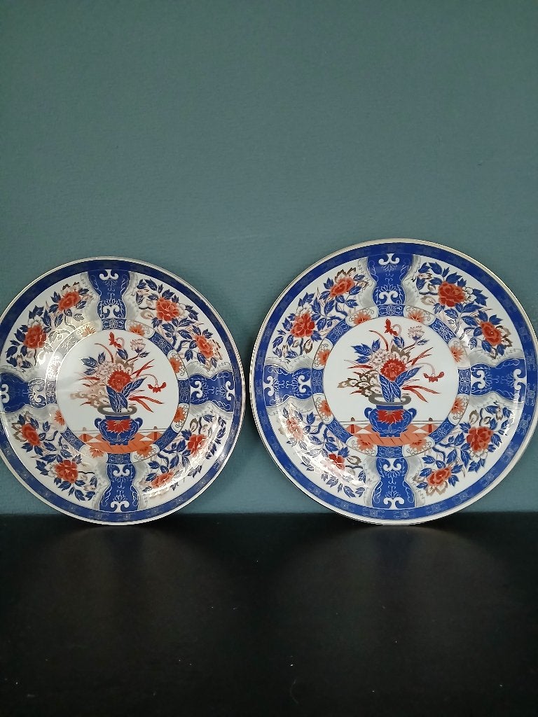 porseleinen imari sierbord - japans groot bord, Verzenden
