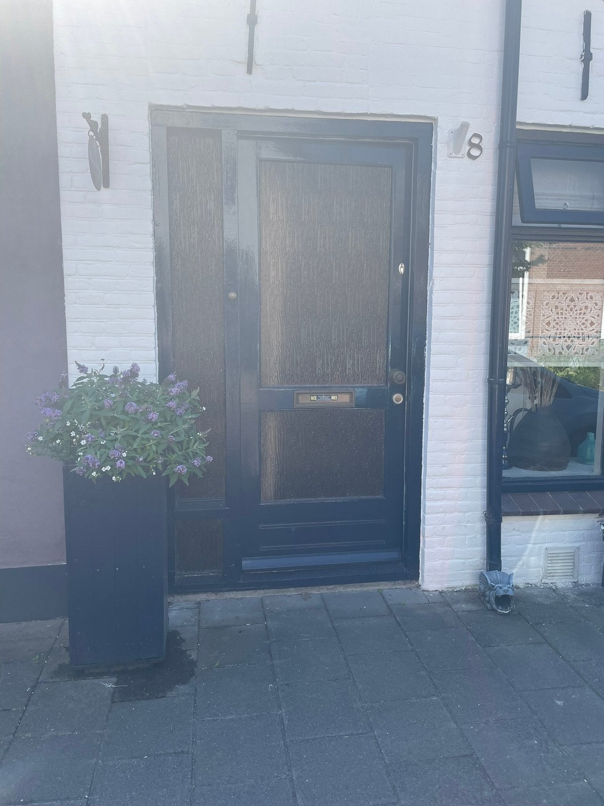Gratis voordeur, Ophalen of Verzenden, Gebruikt, Buitendeur, 200 tot 215 cm