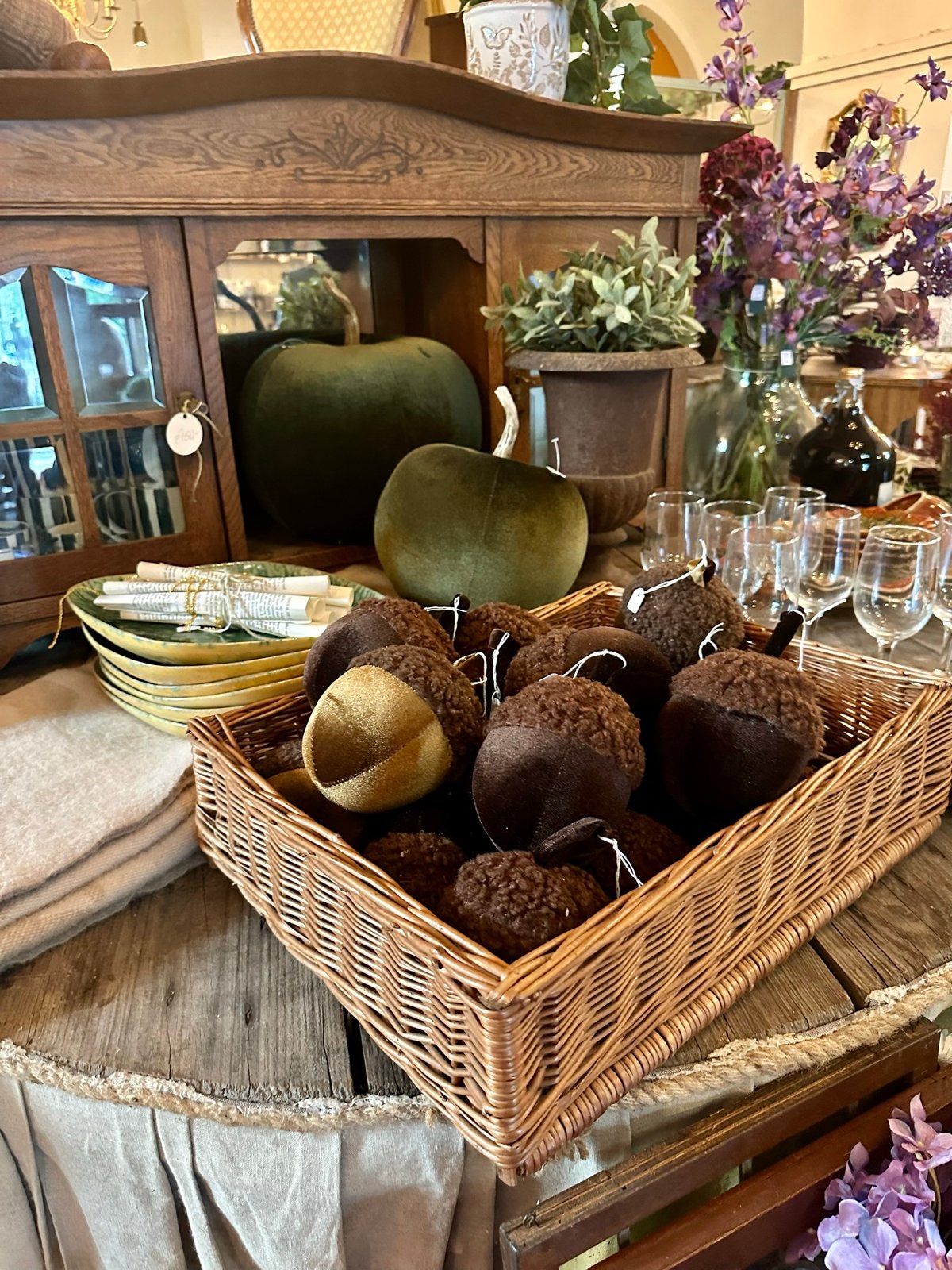 Sfeervolle Herfstdecoratie voor een landelijke stijl, Meerkleurig, Overige materialen, ., Nieuw
