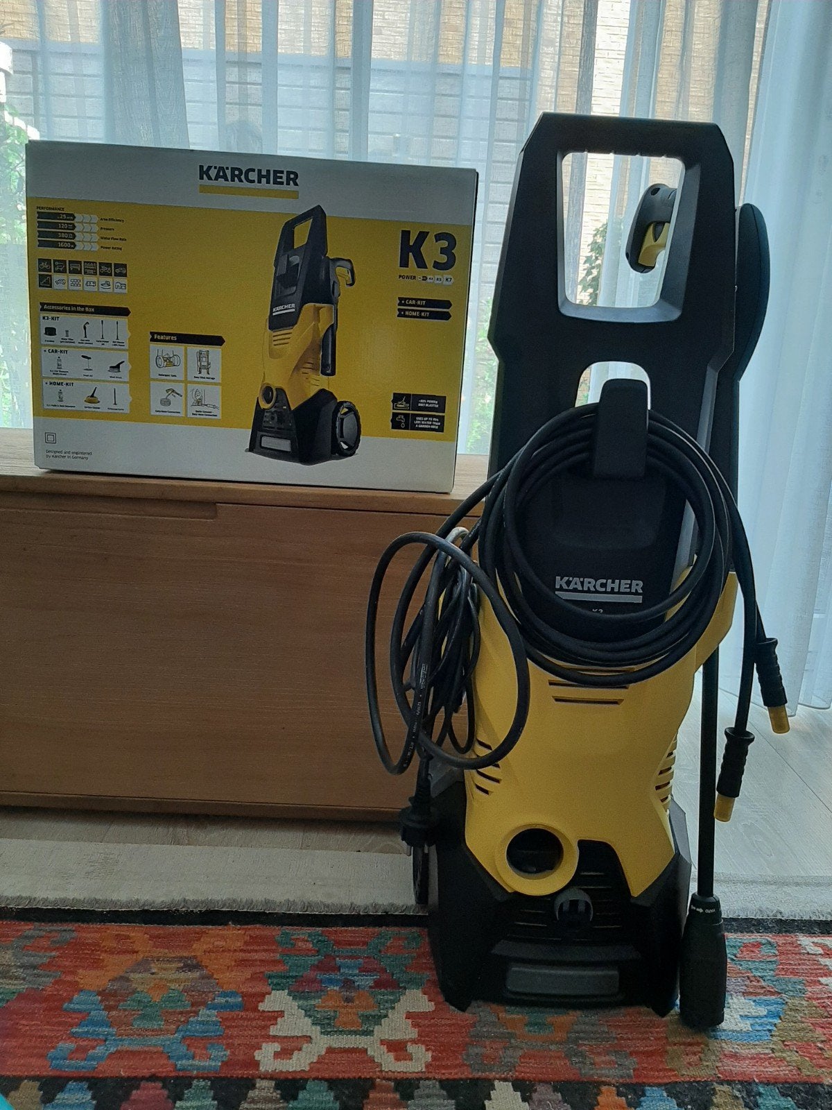 Karcher K3 hogedrukreiniger met alle toebehoren en doos, Ophalen