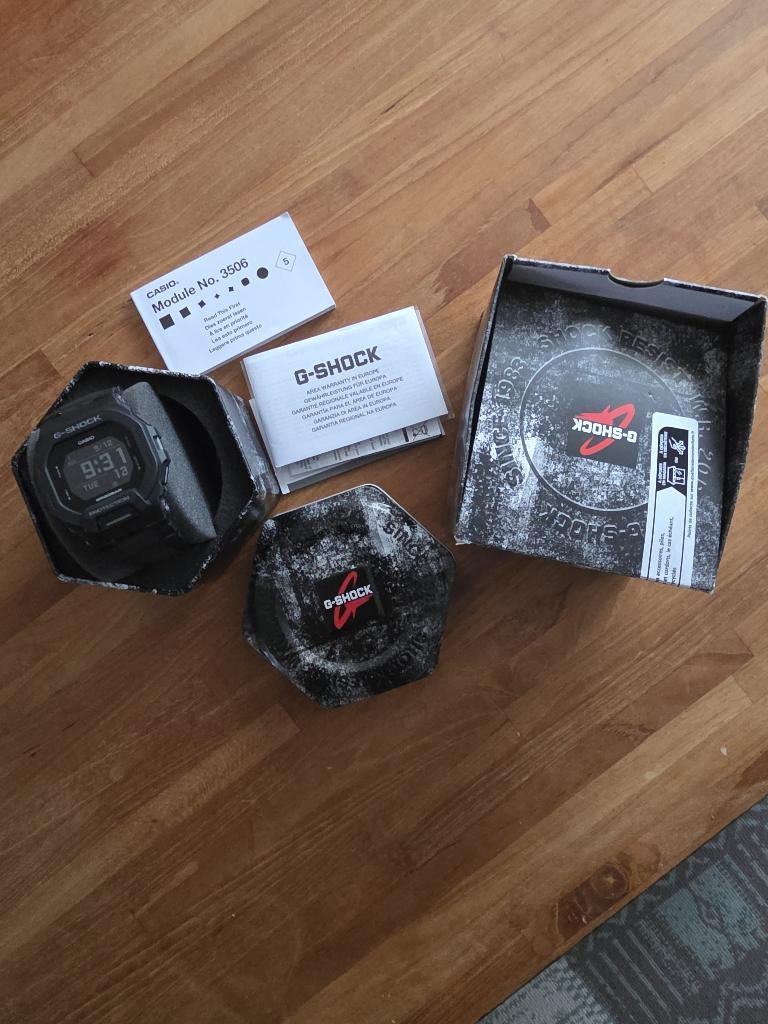 Casio G-Shock GBD-200-1ER, Casio, Zwart, Ophalen of Verzenden, Zo goed als nieuw