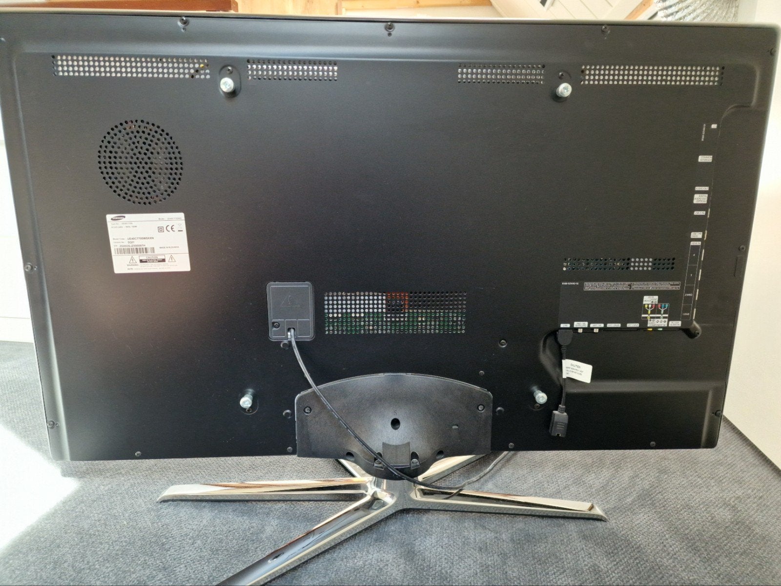 Samsung Full HD 3D TV UE40C7700WSXXN met LAN omvormer, Audio, Tv en Foto, Televisies, Ophalen, Gebruikt, 50 Hz, Samsung