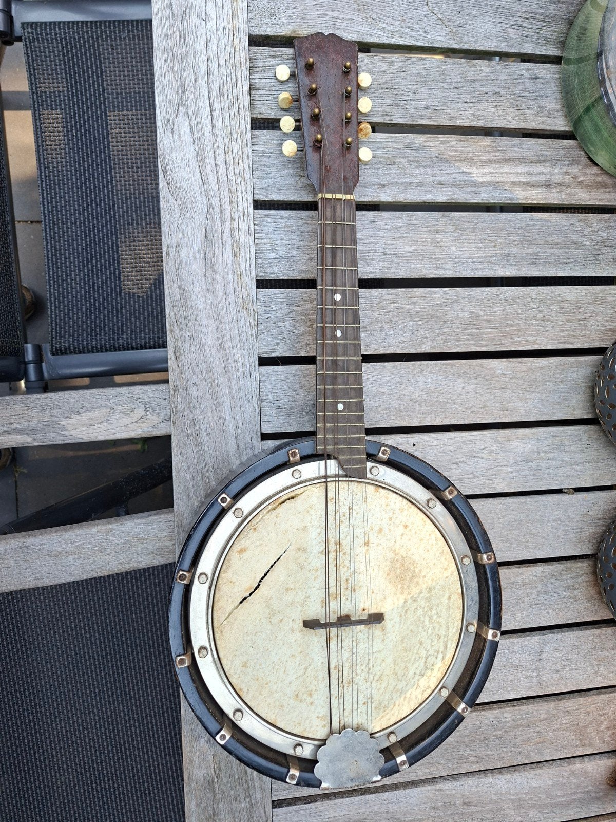 Vintage Marcelli Banjo Mandoline - Made in Germany, Muziek en Instrumenten, Ophalen, Gebruikt, Overige typen