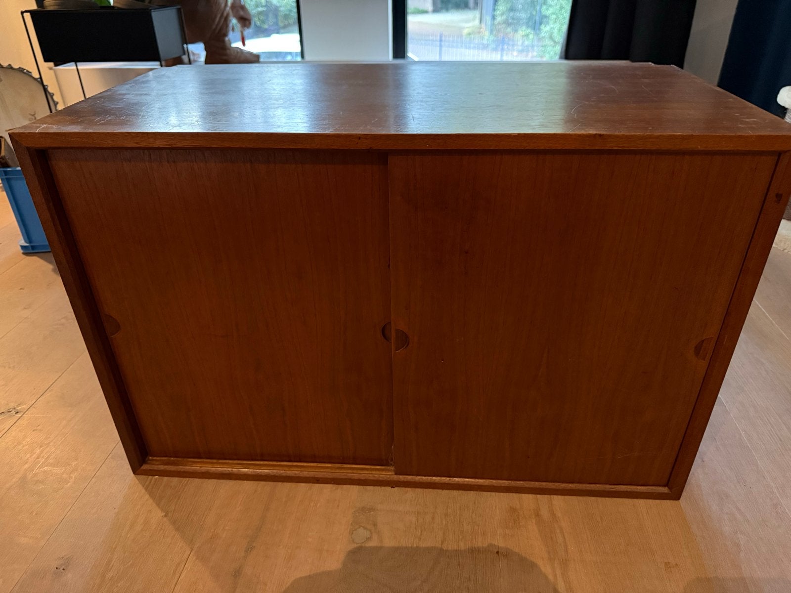 Poul Cadovius vintage kast met schuifdeuren, Ophalen, Gebruikt