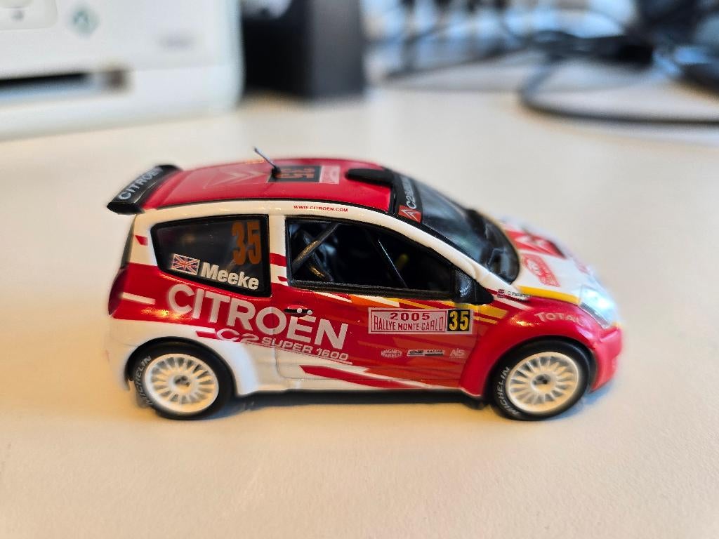 Citroen c2 super 1600 rally 1/43, Hobby en Vrije tijd, Modelauto's | 1:43, Ophalen of Verzenden, Gebruikt, Auto, Norev