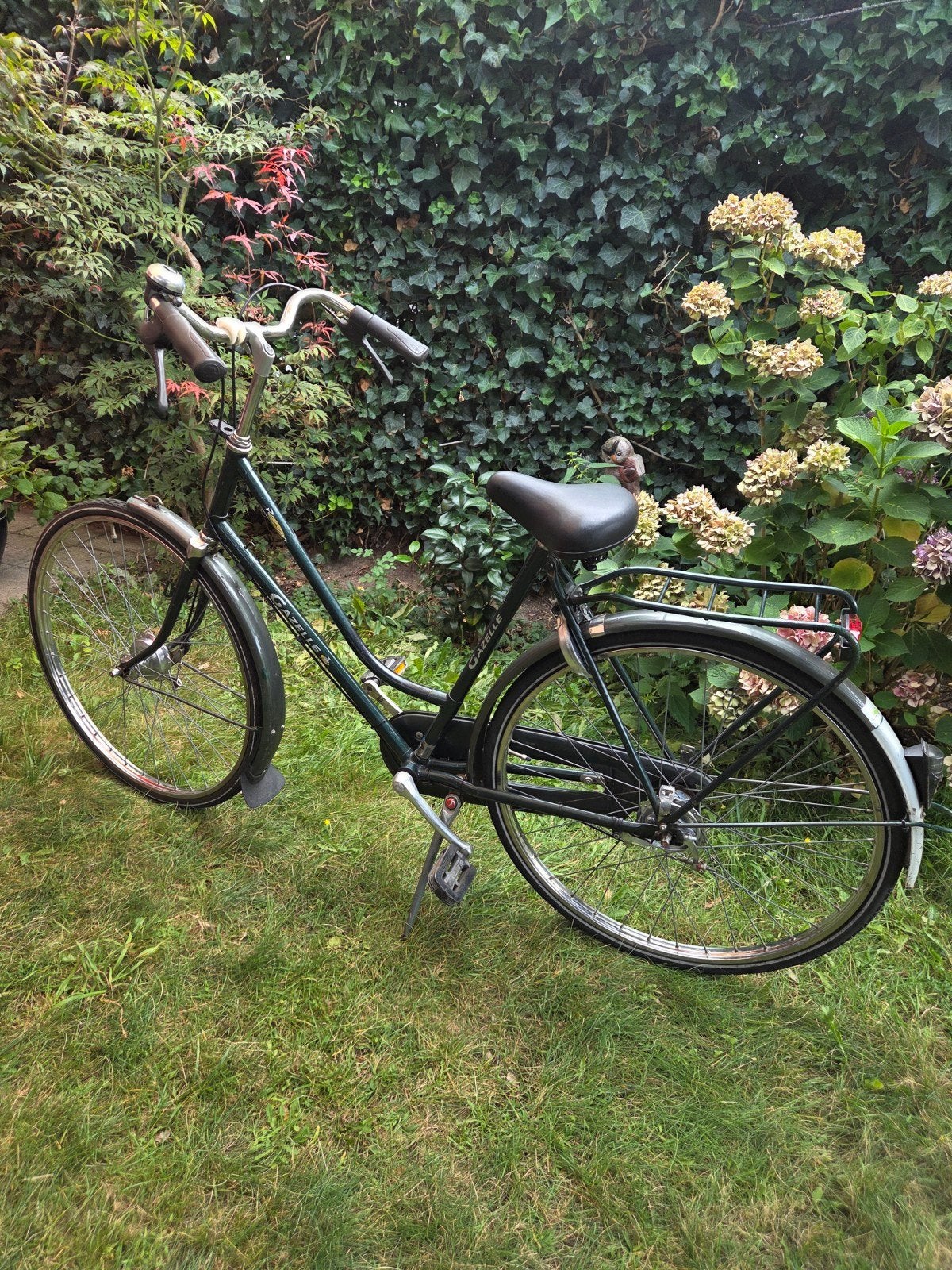 Gazelle Damesfiets met handrem, Fietsen en Brommers, Fietsen | Dames | Omafietsen, 53 tot 56 cm, Ophalen, Gebruikt, Handrem