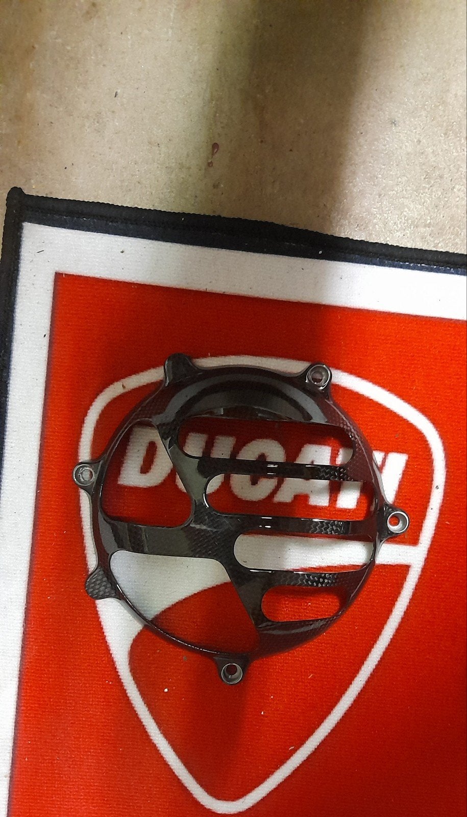 Ducati carbon open  koppelings deksel, Motoren, Ophalen of Verzenden, Nieuw