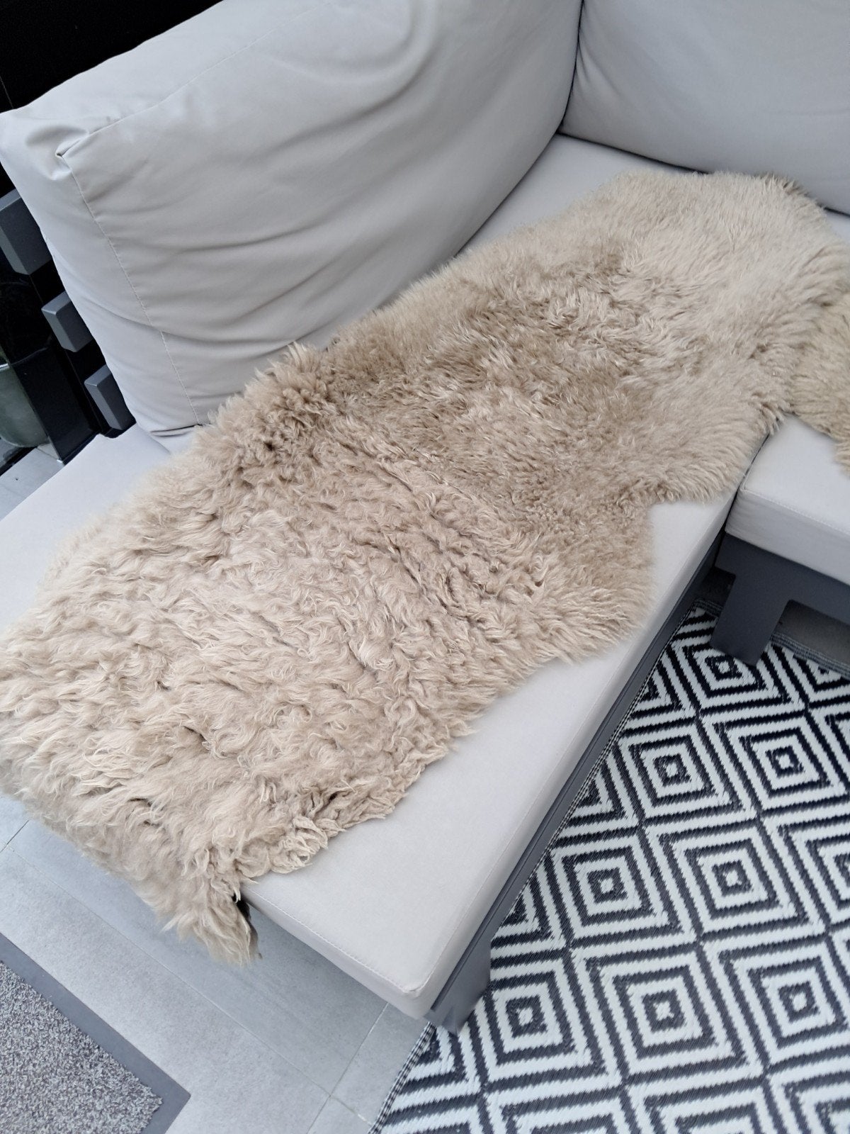 Luxor Living Schapenvacht Taupe 60x160 cm- Zo goed als nieuw, Ophalen, Zo goed als nieuw