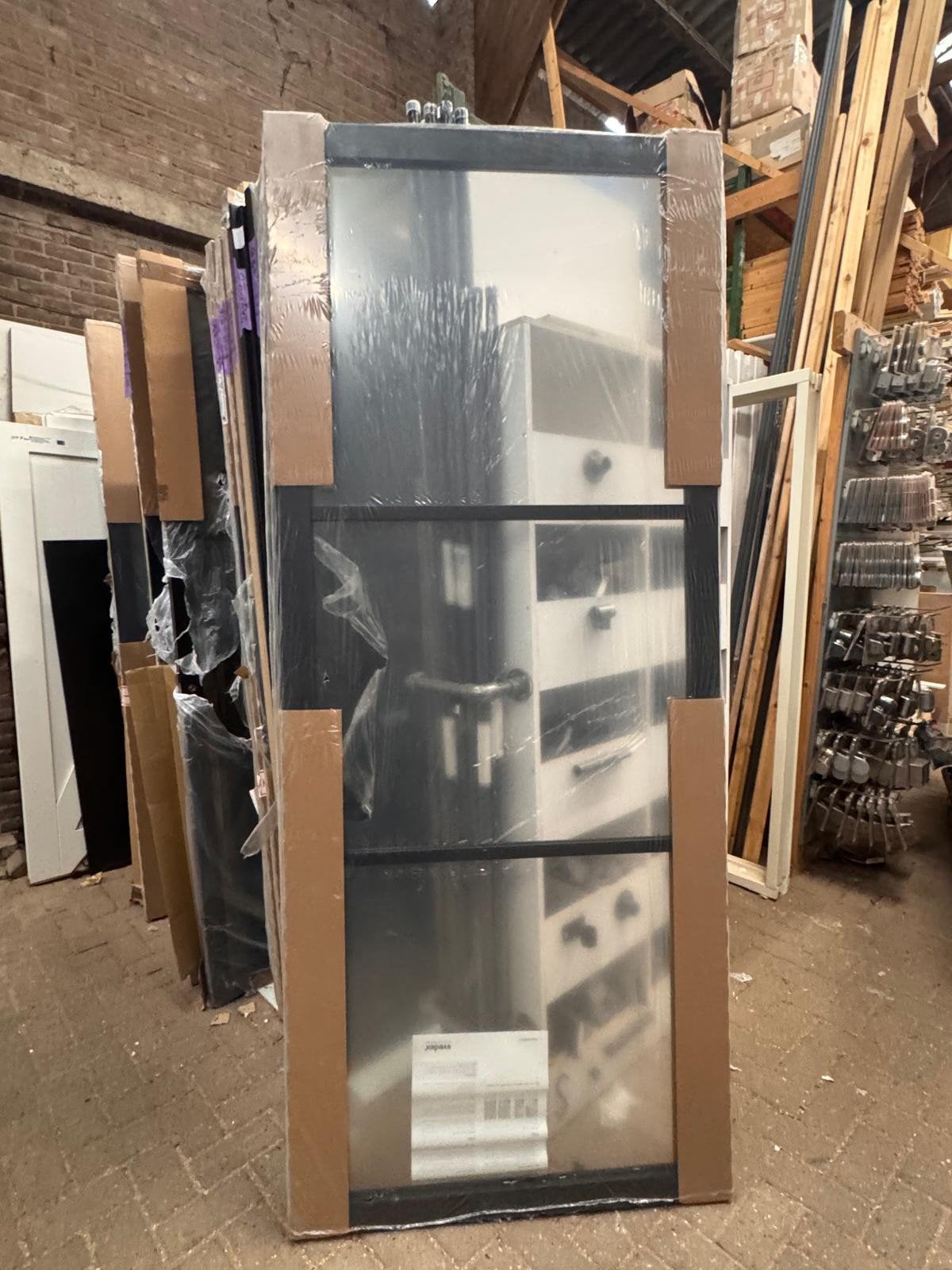 93x231,5 binnendeur opdek links svedex  nieuw SD5, Ophalen, Binnendeur, Nieuw, Glas