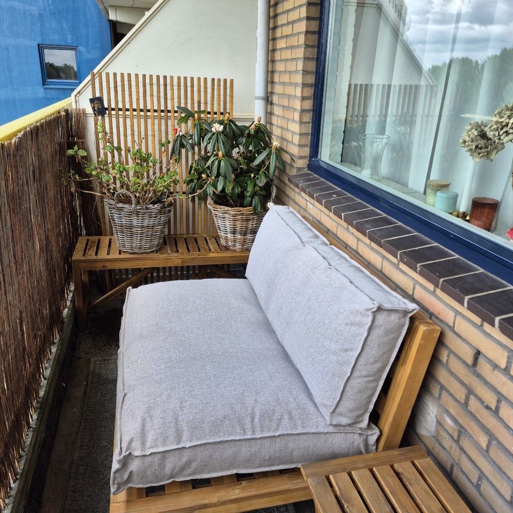 Lounge set voor tuin/balkon, Tuin en Terras, Tuinsets en Loungesets, Ophalen, 5 zitplaatsen, Gebruikt, Bank