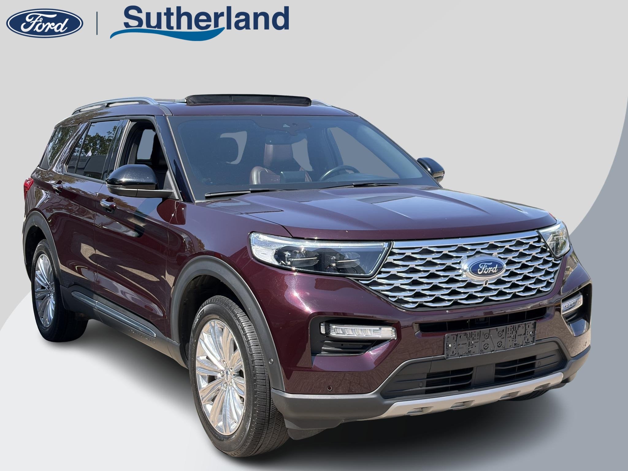 Ford Explorer 3.0 V6 EcoBoost PHEV Platinum | Afneembare tre, Auto's, Automaat, 14 kWh, Euro 6, Overige kleuren