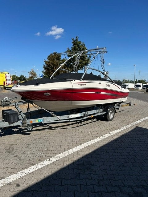 sea ray 185 sport met tower en trailer, Watersport en Boten, Ophalen, Gebruikt, Binnenboordmotor, 190 pk