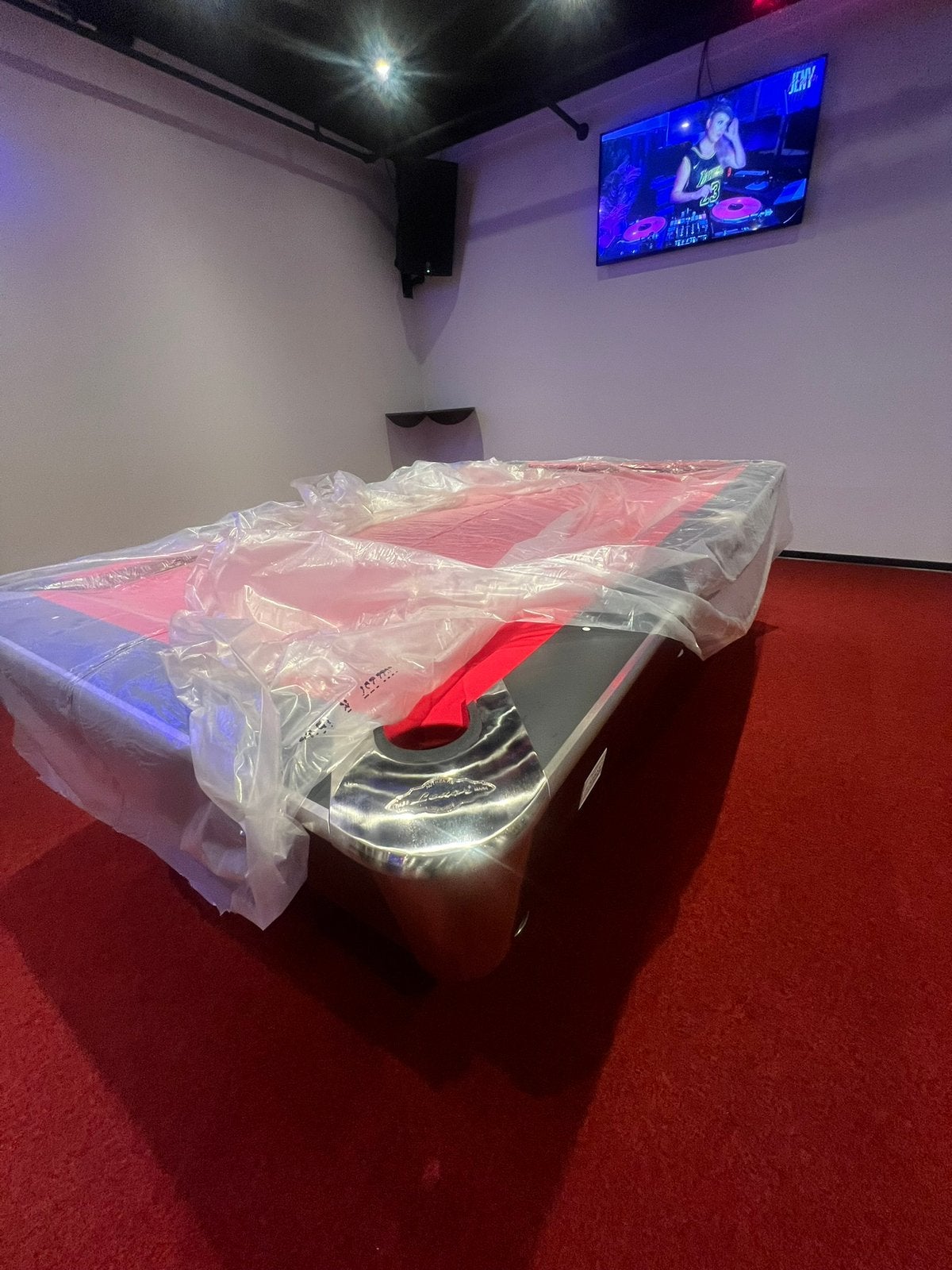 8ft Pooltafel Lexor X-treme II Pro-series  pockets black-RVS, Ophalen of Verzenden, Zo goed als nieuw, Pooltafel