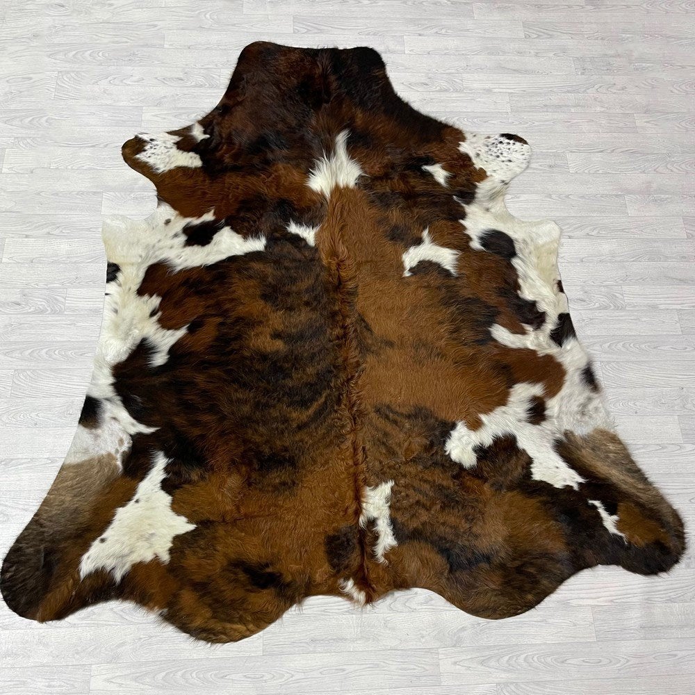 Koeienhuid tricolor Normandiër 230x210cm | Lederstore, Landelijk, modern, Scandinavisch, industrieel, 200 cm of meer, Overige vormen