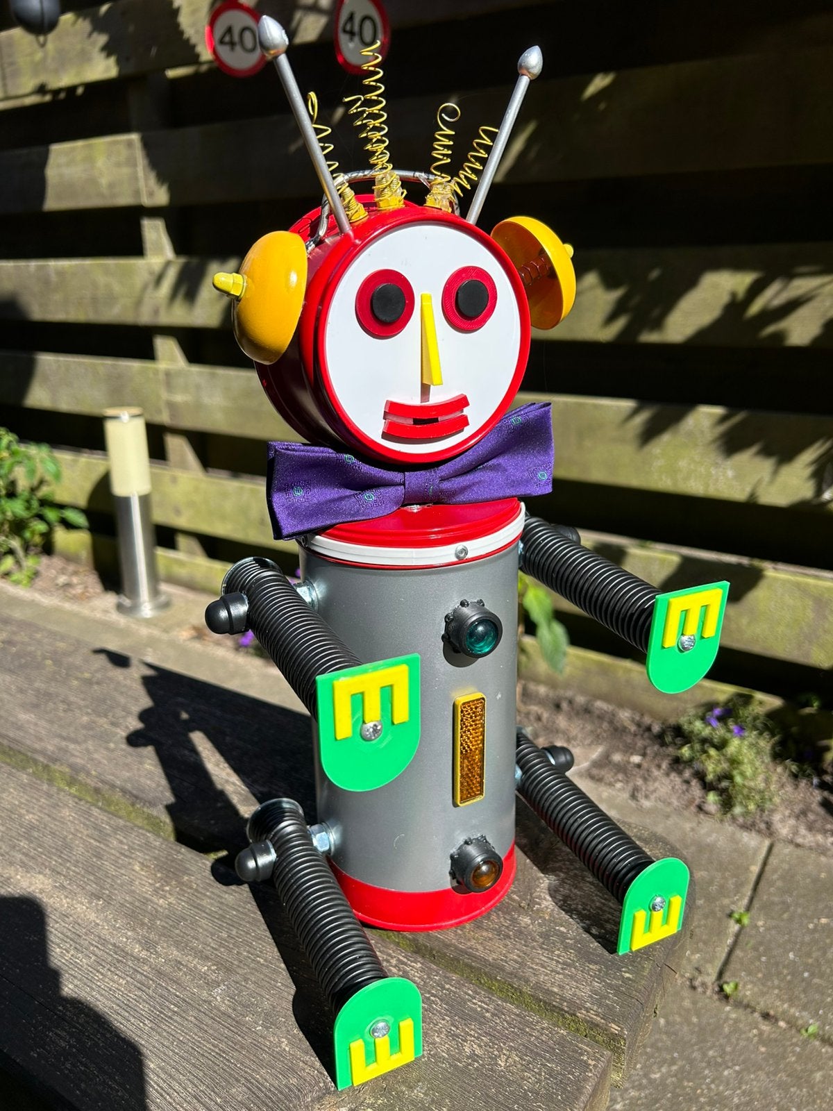 Robin de robot Bassie en Adriaan pop, Ophalen, Gebruikt
